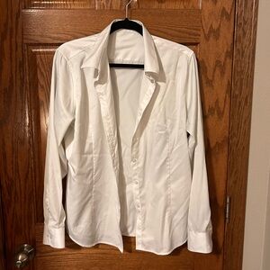 White women’s button down
